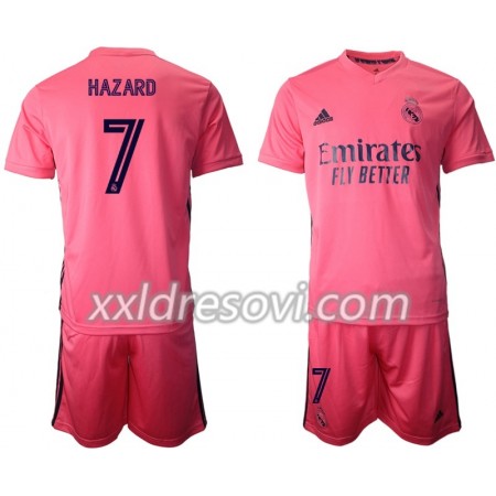 Real Madrid Eden Hazard 7 Drugi Dječji Komplet Dresovi za Nogomet 2020-2021 (+ kratke hlače)